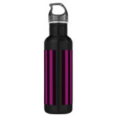 Personalisiert BEHALTEN CALM und Ihr Text auf Rosa Edelstahlflasche (Rückseite)