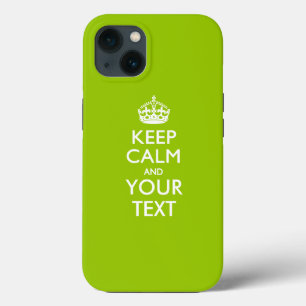 Personalisiert BEHALTEN CALM UND Ihr Text Case-Mate iPhone Hülle