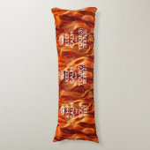 Personalisiert BEHALTEN CALM UND Ihr Text für Baco Seitenschläferkissen (Vorderseite Vertikal)