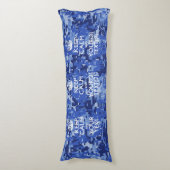 Personalisiert BEHALTEN CALM UND Ihr Text für die  Seitenschläferkissen (Vorderseite Vertikal)