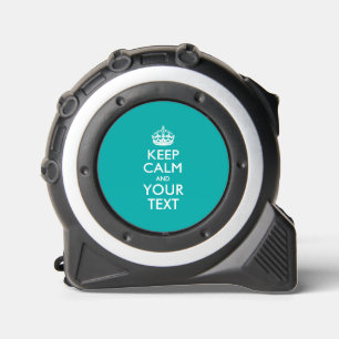 Personalisiert BEHALTEN CALM UND Ihr Text Maßband