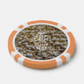 Personalisiert BEHALTEN CALM UND Ihr Text Pokerchips (Einzeln)