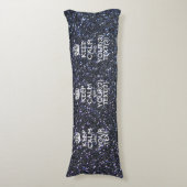 Personalisiert BEHALTEN CALM UND Ihr Text Seitenschläferkissen (Vorderseite Vertikal)