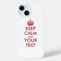 Personalisiert BEHALTEN CALM und IHRER TEXT