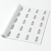 Personalisiert BEHALTEN CALM und IHRER TEXT Geschenkpapier (Ungerollt)