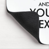 Personalisiert BEHALTEN CALM und IHRER TEXT Mousepad (Ecke)