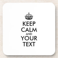Personalisiert BEHALTEN CALM und IHRER TEXT