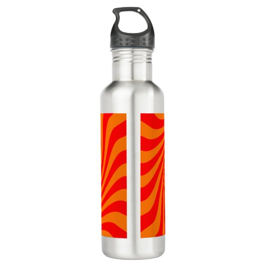 Personalisiert BEHALTEN CALM UND Text bearbeiten O Trinkflasche (Rückseite)