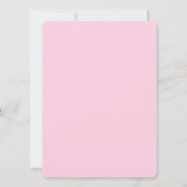 Personalisiert BEHALTEN KALM UND Text auf Pink bea (Rückseite)