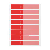 Personalisiert BEHALTEN RUFEN Sie Ihren kreativen Rundum-Adressaufkleber (Bogen)