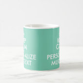 Personalisiert Behalten Ruhe Hochzeit Tasse und Ta (Mittel)