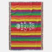 Personalisiert Behalten Ruhe und Ihr Text für Cool Decke (Vorderseite Vertikal)