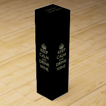 Personalisiert behalten ruhige Winebox | Gold aus 