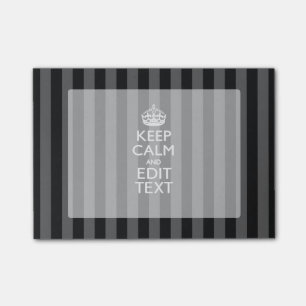 Personalisiert BEHALTEN Sie RUHE Ihr Text auf Post-it Klebezettel