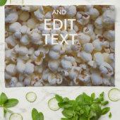 Personalisiert BEHALTEN Sie RUHE UND Ihren Text Handtuch (Gefaltet)