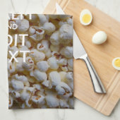 Personalisiert BEHALTEN Sie RUHE UND Ihren Text Handtuch (Viertel Falte)