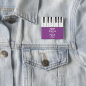 Personalisiert BEHALTEN Sie RUHE und SPIEL AN - Button (Beispiel)