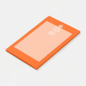 Personalisiert BEHALTEN Sie RUHIG UND redigieren Post-it Klebezettel (angewinkelt)