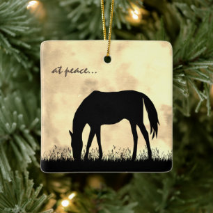 Personalisiert bei Peace Horzing Christmas Keramikornament