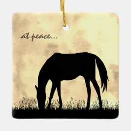 Personalisiert bei Peace Horzing Christmas Keramikornament