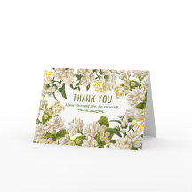 Personalisiert Beige Green Floral