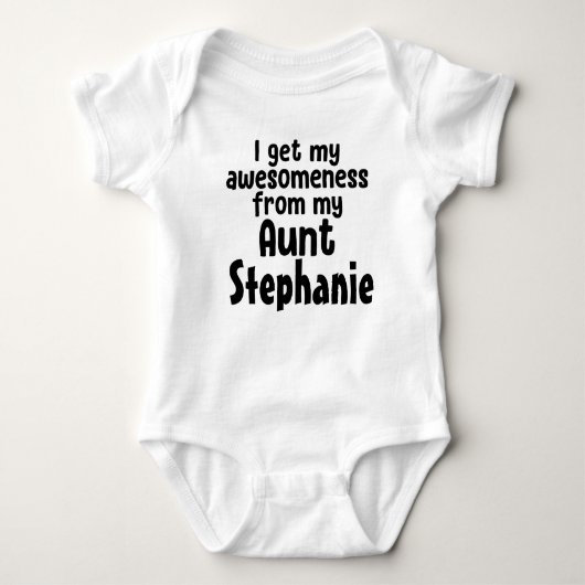 Personalisiert bekomme ich mein Gefühl von meiner  Baby Strampler (Vorderseite)