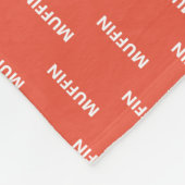Personalisiert beliebiger Farbkatzenname Fleecedecke (Ecke)