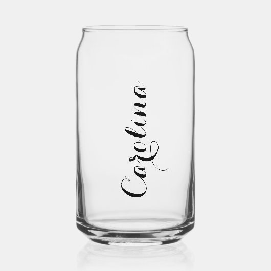 Personalisiert benannt dosenglas (Vorderseite)