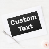 Personalisiert / Benutzerdefiniert / Kundenspezifi Rechteckiger Aufkleber (Umschlag)