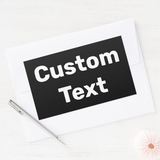 Personalisiert / Benutzerdefiniert / Kundenspezifi Rechteckiger Aufkleber (Umschlag)
