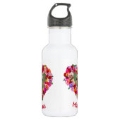 Personalisiert / Benutzerdefinierter Hund / Hausti Edelstahlflasche (Vorderseite)