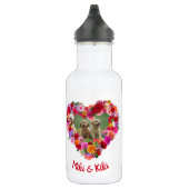 Personalisiert / Benutzerdefinierter Hund / Hausti Edelstahlflasche (Rechts)