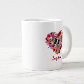 Personalisiert / Benutzerdefinierter Hund / Hausti Jumbo-Tasse (Vorderseite Rechts)