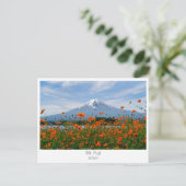 Personalisiert, Berg Fuji, Japan Postkarte (Stehend Vorderseite)