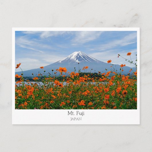 Personalisiert, Berg Fuji, Japan Postkarte (Vorderseite)