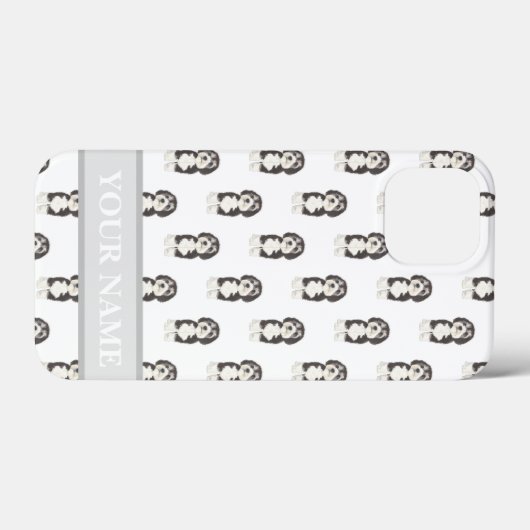 Personalisiert Bernedoodle Sheepadoodle Case-Mate iPhone Hülle (Rückseite (Horizontal))