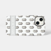 Personalisiert Bernedoodle Sheepadoodle iPhone Hülle (Rückseite (Horizontal))