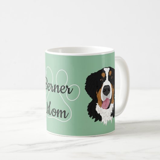 Personalisiert Berner Vater/Mama Kaffeetasse (VorderseiteRechts)