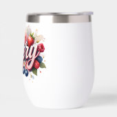 Personalisiert Berry Floral Tumbler - "Avery" (Links)