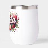 Personalisiert Berry Floral Tumbler - "Camila" (Links)