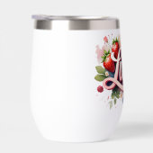 Personalisiert Berry Floral Tumbler - "Luna" (Rechts)