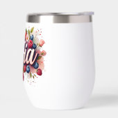 Personalisiert Berry Floral Tumbler - "Sofia" (Links)