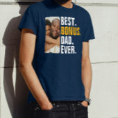 Personalisiert Best Bonus Vater je Stepfather T-Shirt