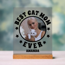 Personalisiert Best Cat Mama je Foto Mattiert
