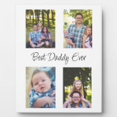 Personalisiert Best Daddy Ever Foto Fotoplatte (Vorderseite)