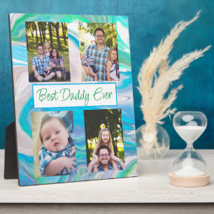 Personalisiert Best Daddy Ever Foto Fotoplatte