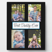 Personalisiert Best Daddy Ever Foto Fotoplatte (Vorderseite)
