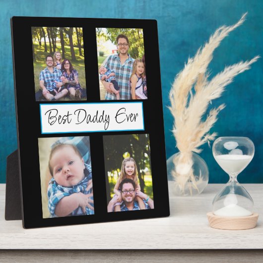 Personalisiert Best Daddy Ever Foto Fotoplatte (Seite)