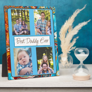 Personalisiert Best Daddy Ever Foto Fotoplatte