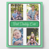 Personalisiert Best Daddy Ever Foto Fotoplatte (Vorderseite)